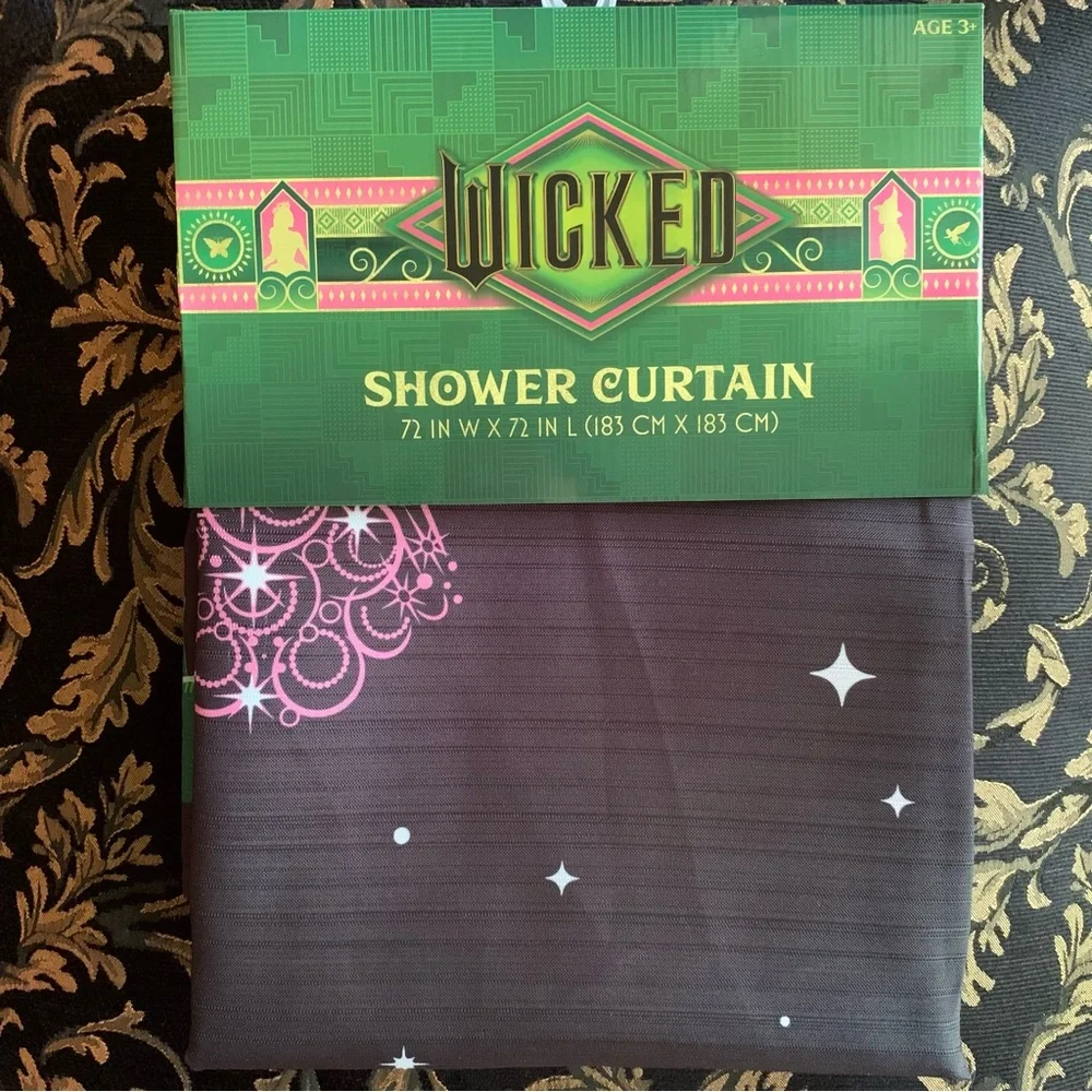 Wicked the Musical - Fabric Shower Curtain 72”x72”